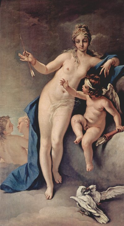 Vénus et Cupidon - Sebastiano Ricci